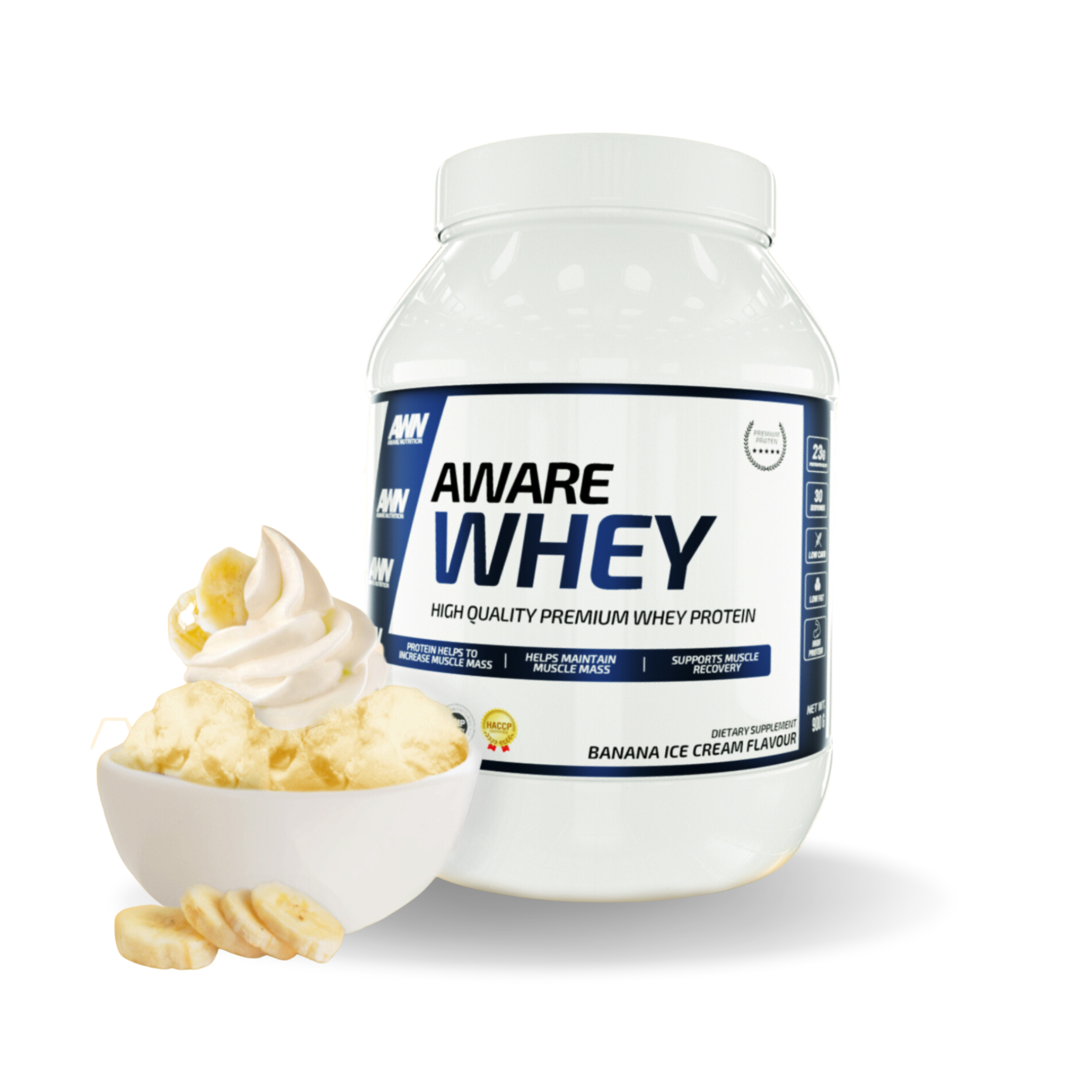 Aware Nutrition Whey Banana Ice Cream 900 g