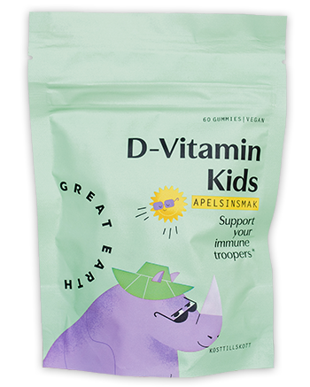 Great Earth D-Vitamin Kids Refill 60 gummies