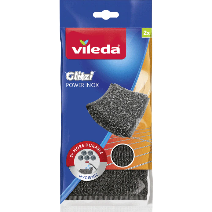 Vileda Glitzi Power Inox 2-pack