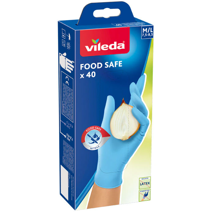 Vileda Food Safe M/L 40-pack