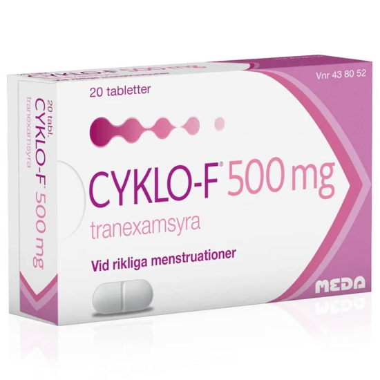 Cyklo-F 500 mg 20 tabletter