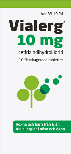 Vialerg, filmdragerad tablett 10 mg 10 st