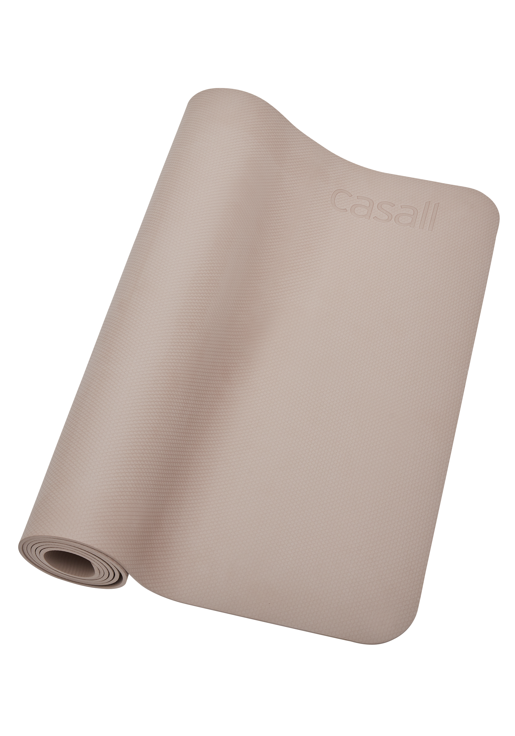 Casall Exercise Mat Balance PVC free Taupe Grey 4 mm