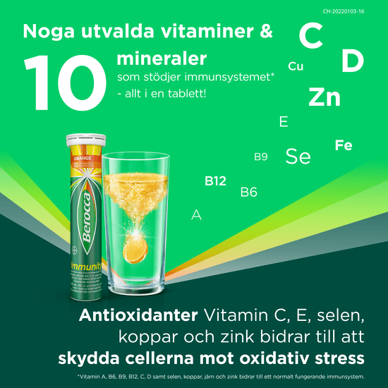Berocca Immunity Orange 15 brustabletter