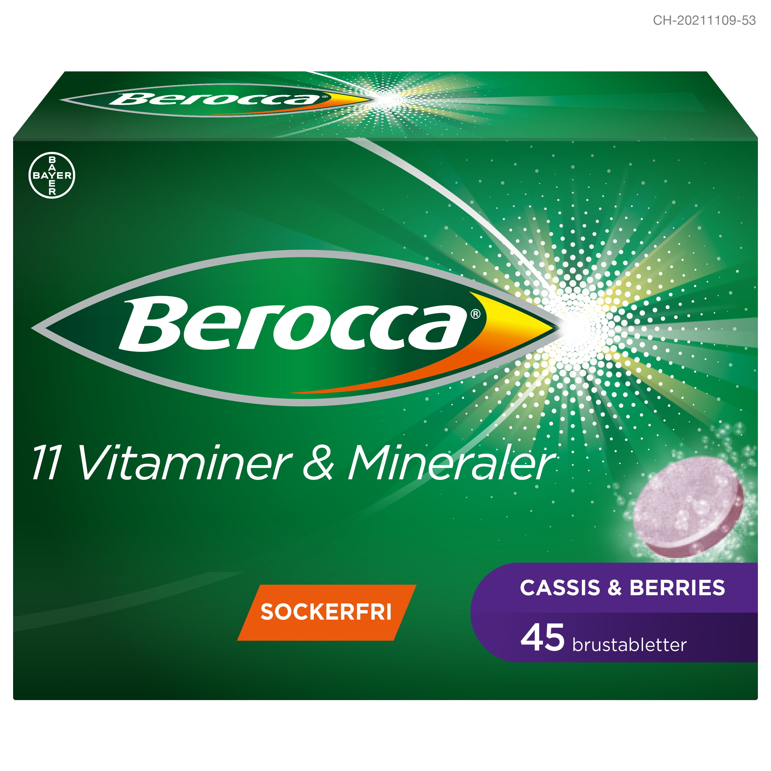 Berocca Energy Cassis & Berries 45st