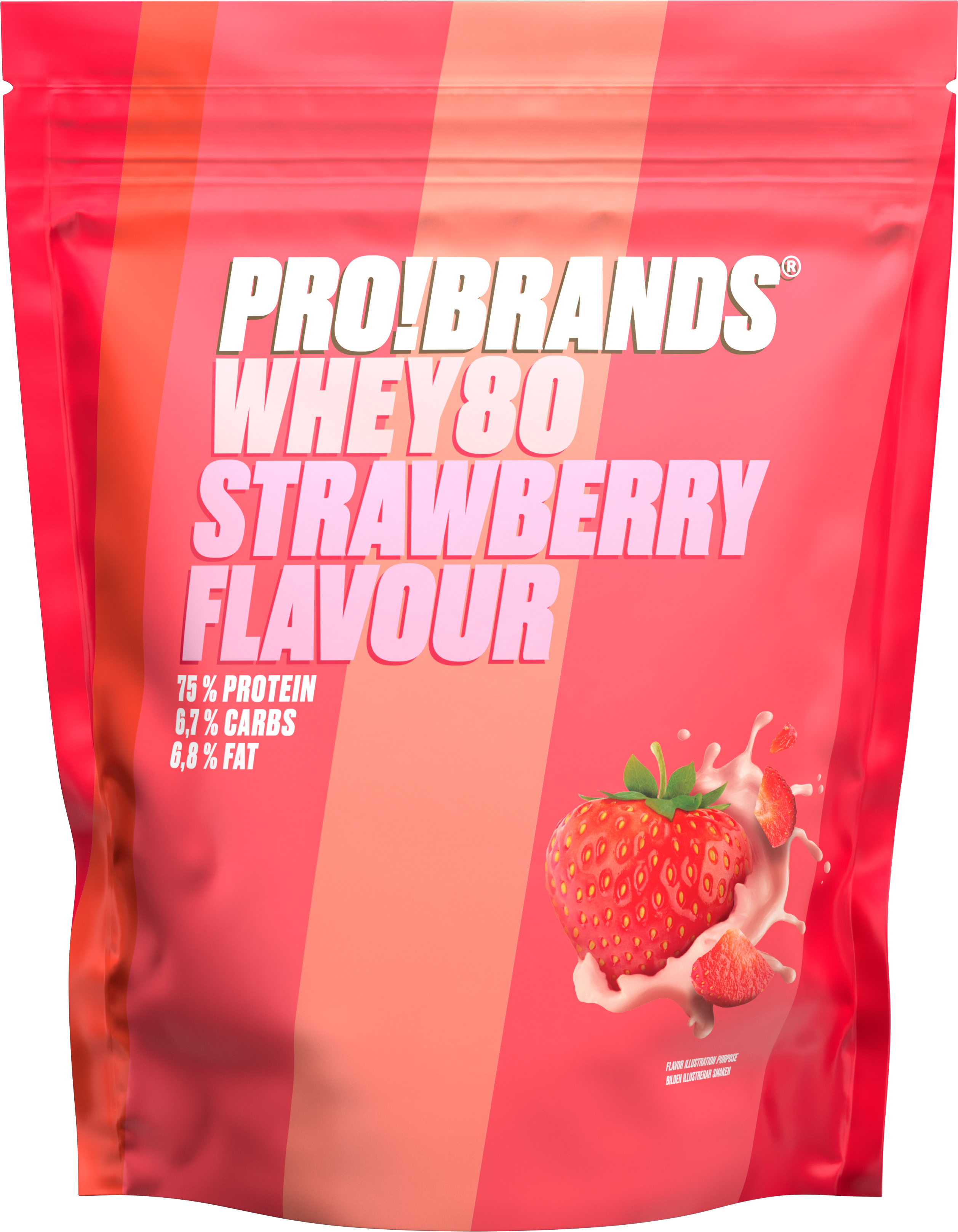 ProBrands Whey Powder Strawberry 500 g