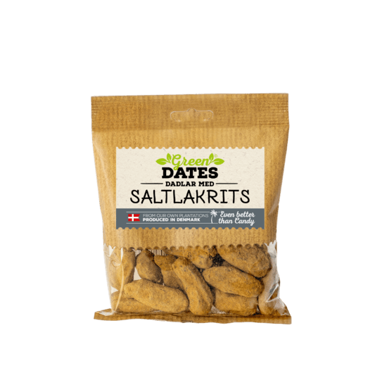 Green Dates Dadlar med Saltlakrits 130 g