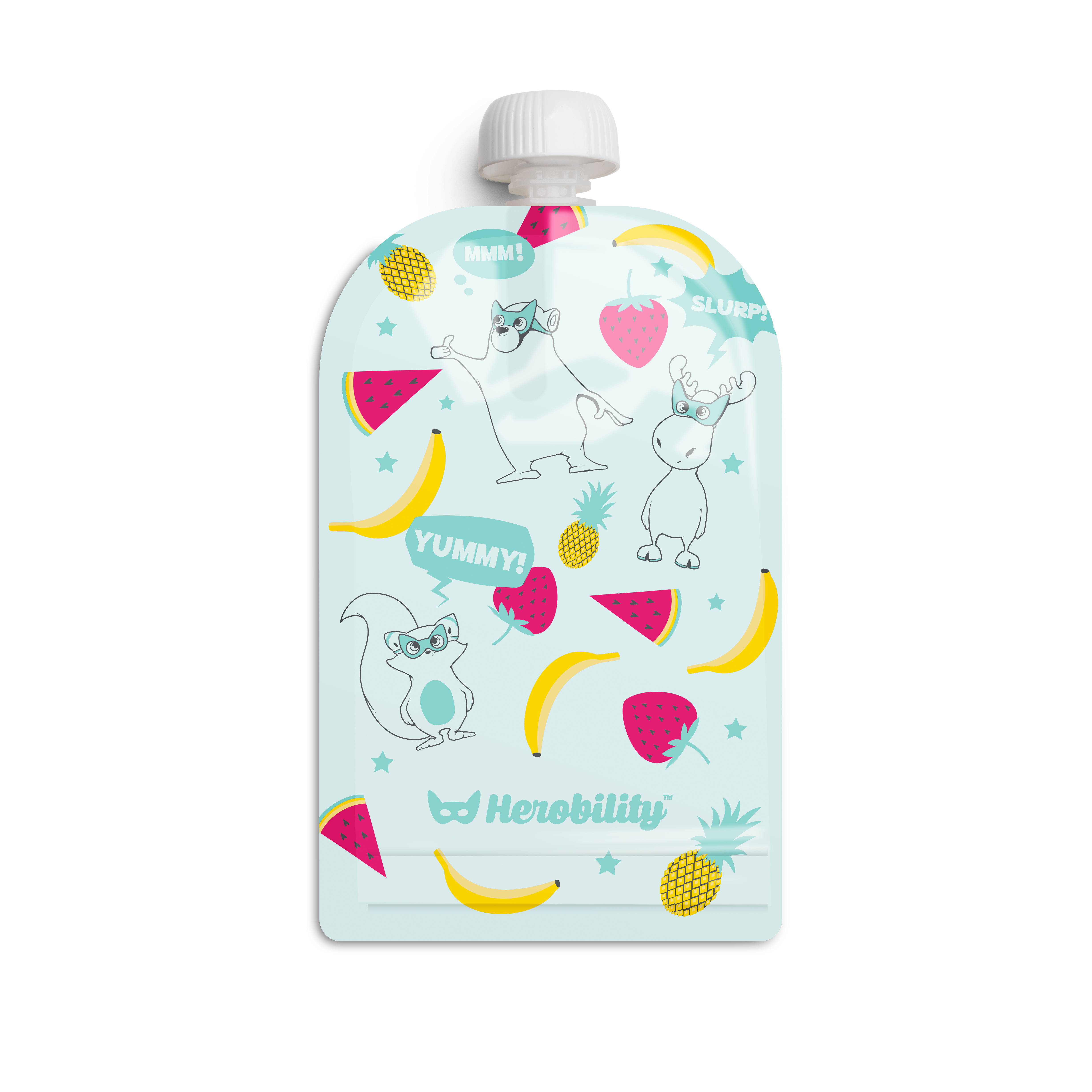 Herobility Klämmis Fruits Blue 180 ml