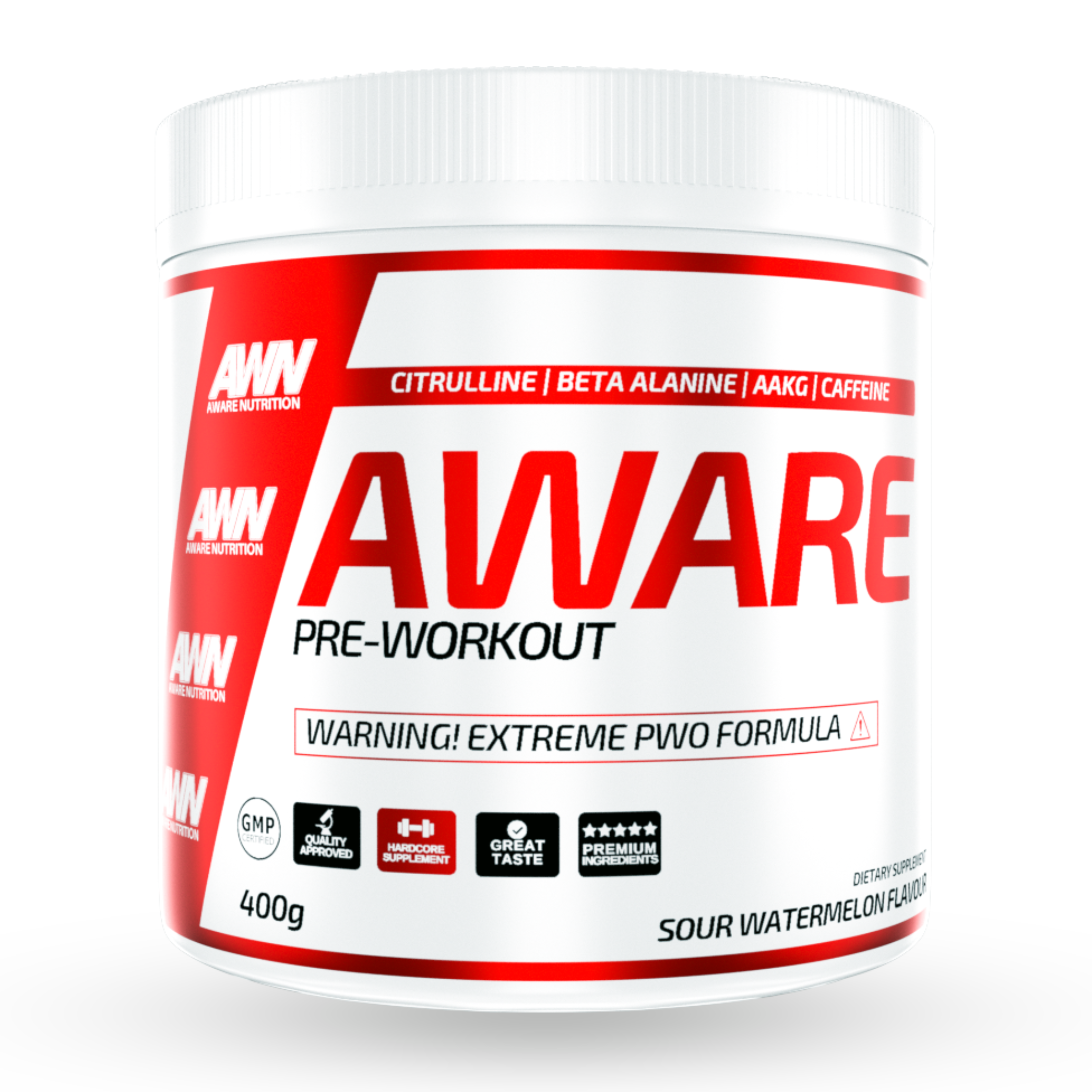 Aware Nutrition PWO Sur Vattenmelon 400 g
