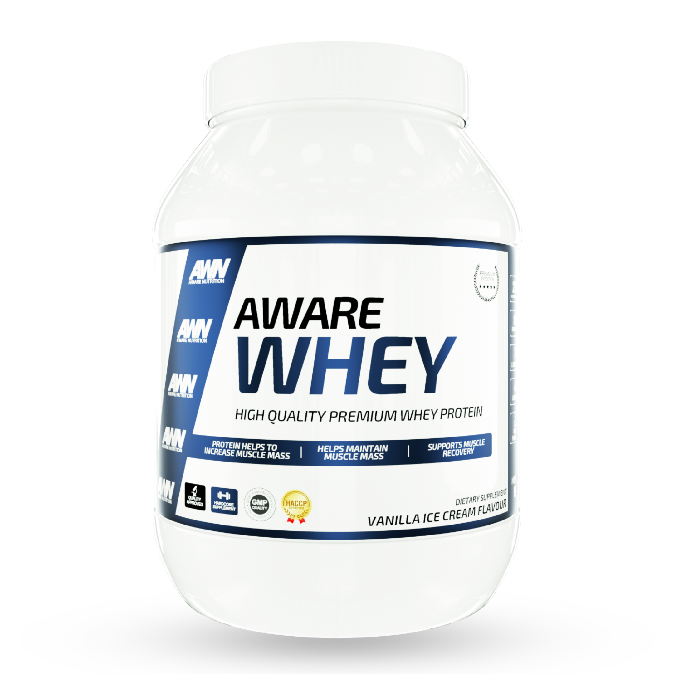 Aware Nutrition Whey Protein 100% Vanilla Ice Cream 900 g