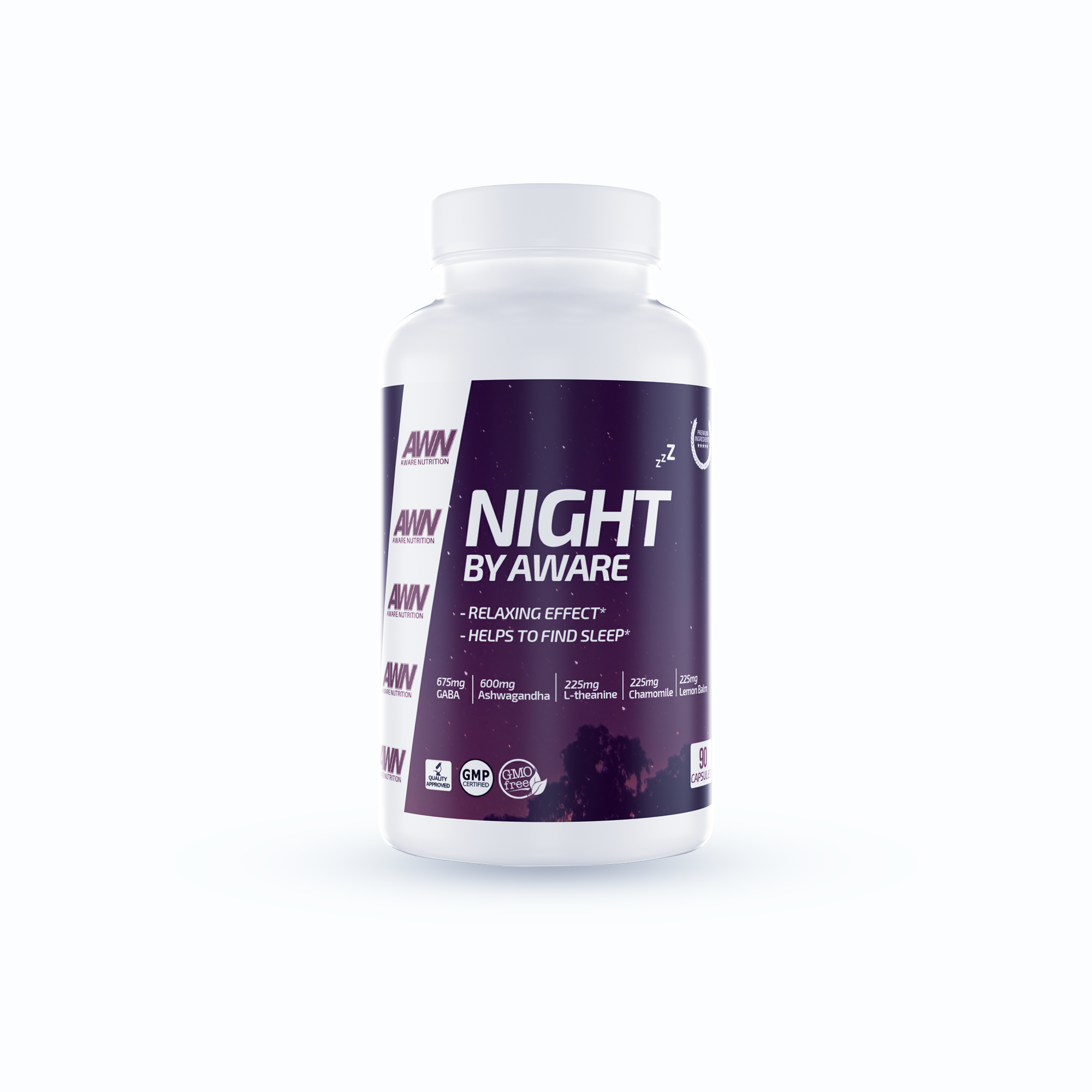Night By Aware Sömnen är A & O 90 kapslar