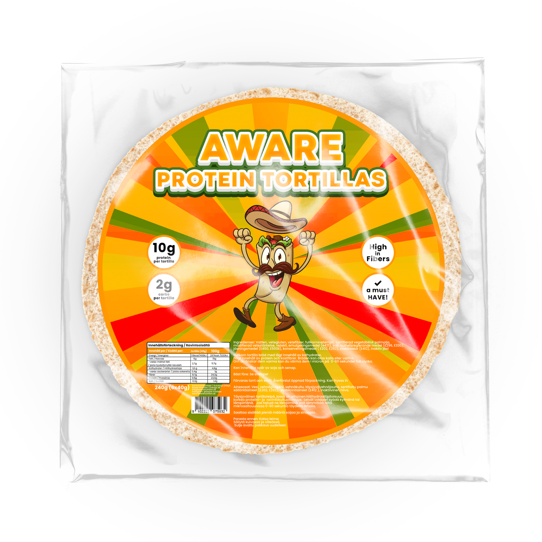 Aware Nutrition Tortillas 6-pack