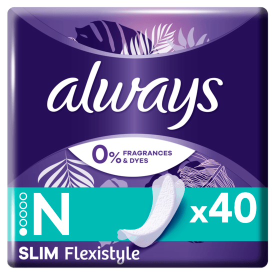 Always Dailies Flexistyle Slim Trosskydd 40 st