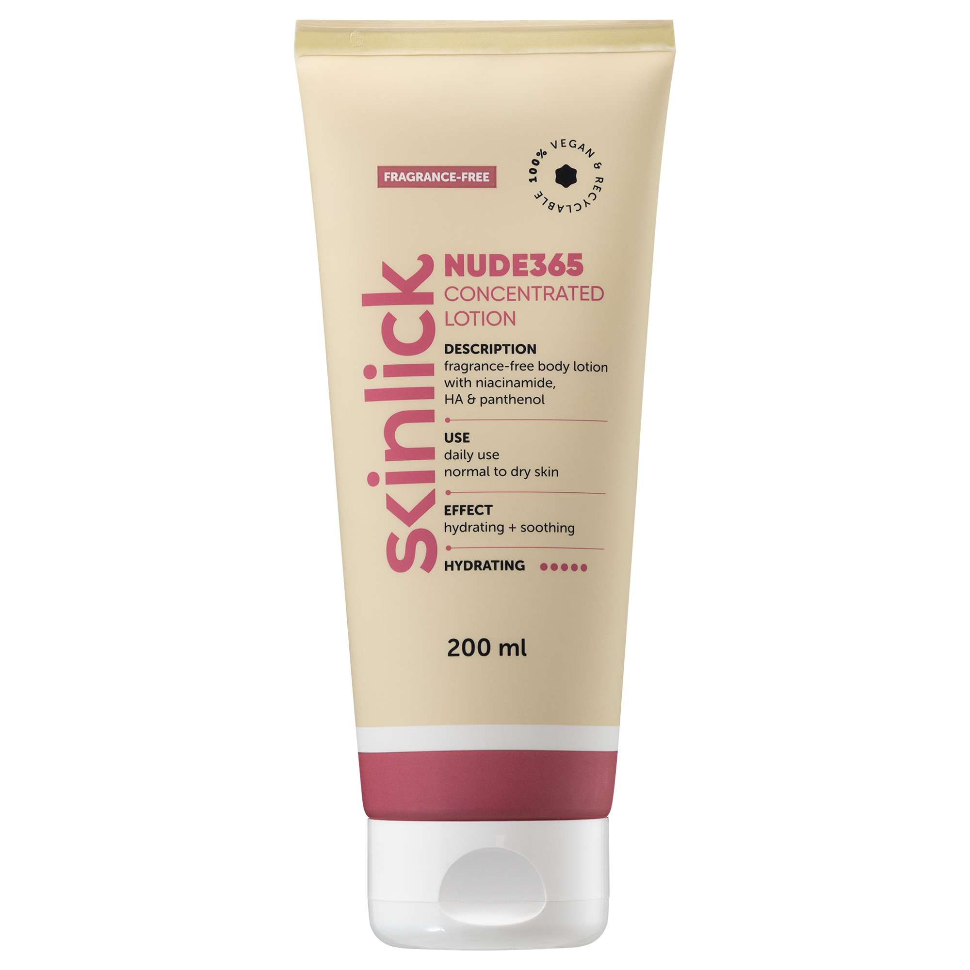 SkinLick Nude365 Concentrated Lotion 200 ml