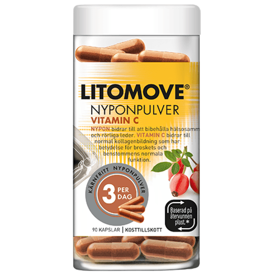 Litomove Nyponkapslar Vitamin C 90 kapslar