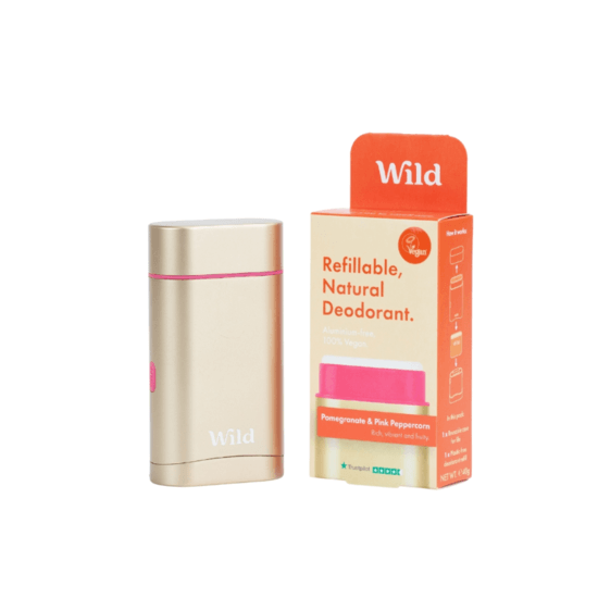 Wild Gold Case and Pomegranate & Pink Peppercorn Deo Starter Pack 40 g