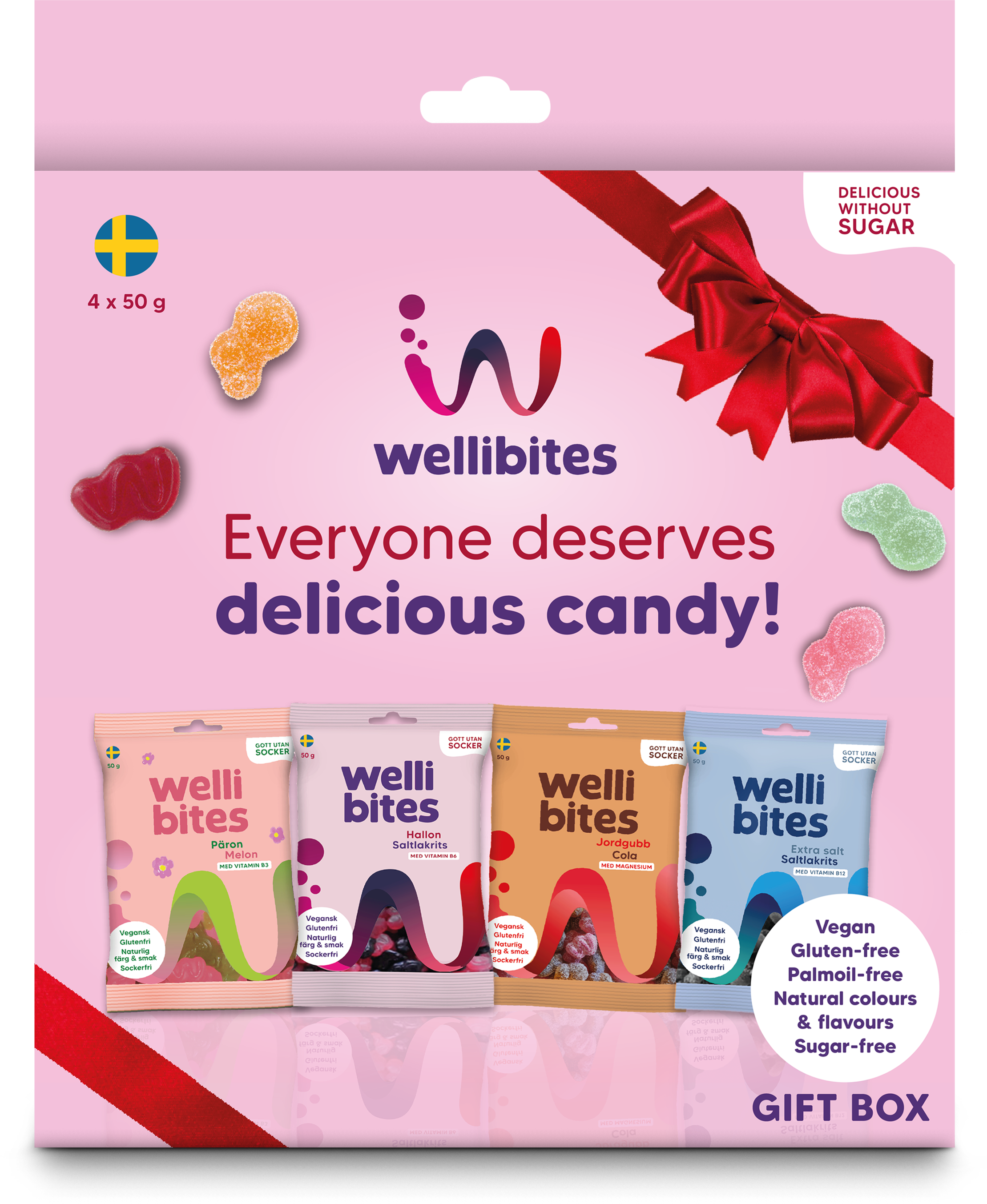Wellibites Giftbox 4 x 50 g
