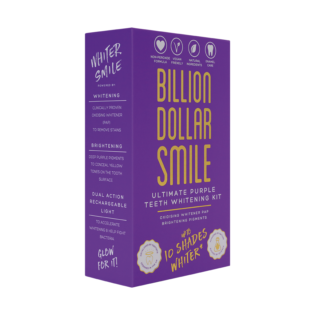 Billion Dollar Smile Ultimate Purple Teeth Whitening Kit Purple PAP 3x3 ml