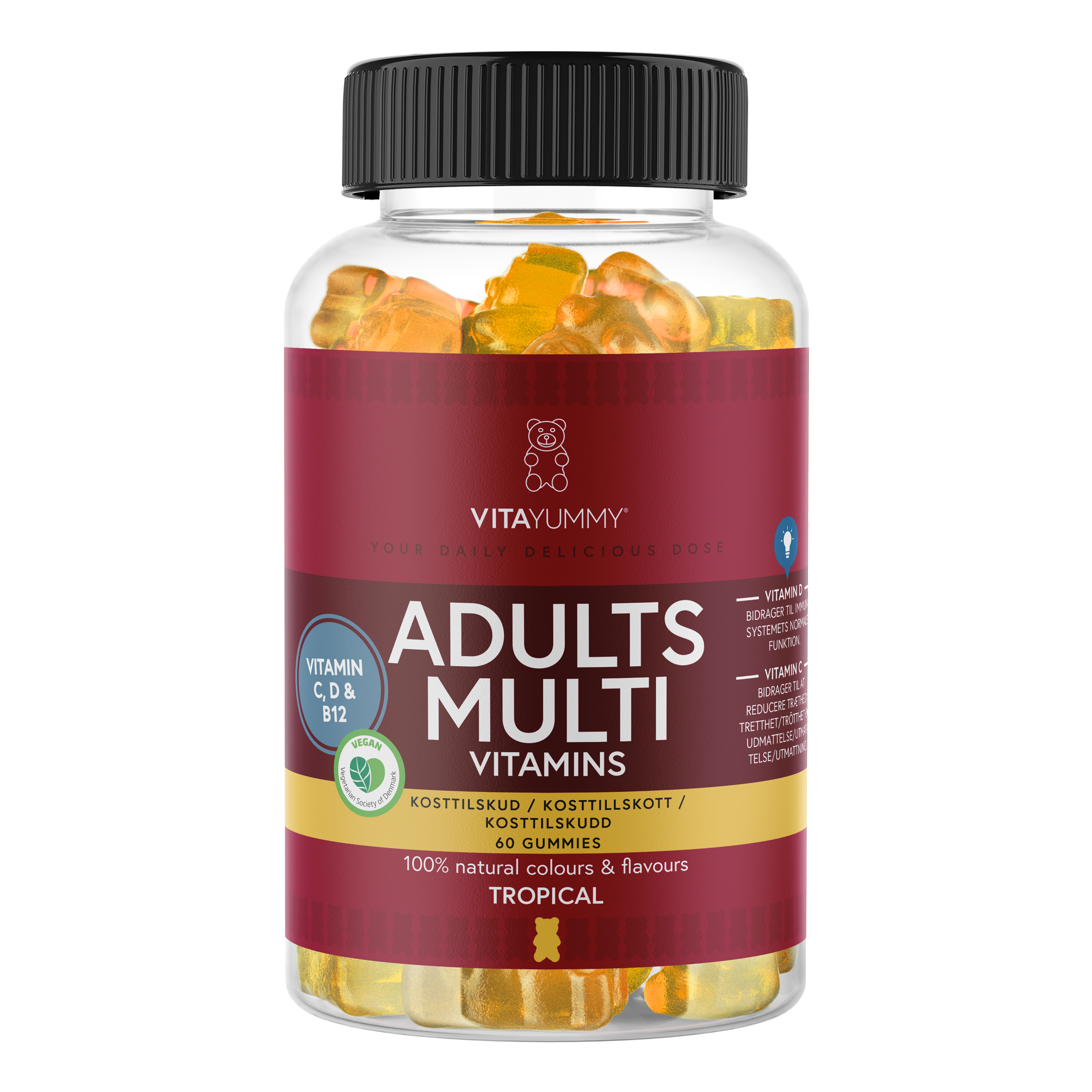 VitaYummy Adults Multivitamins Tropical 60 gummies