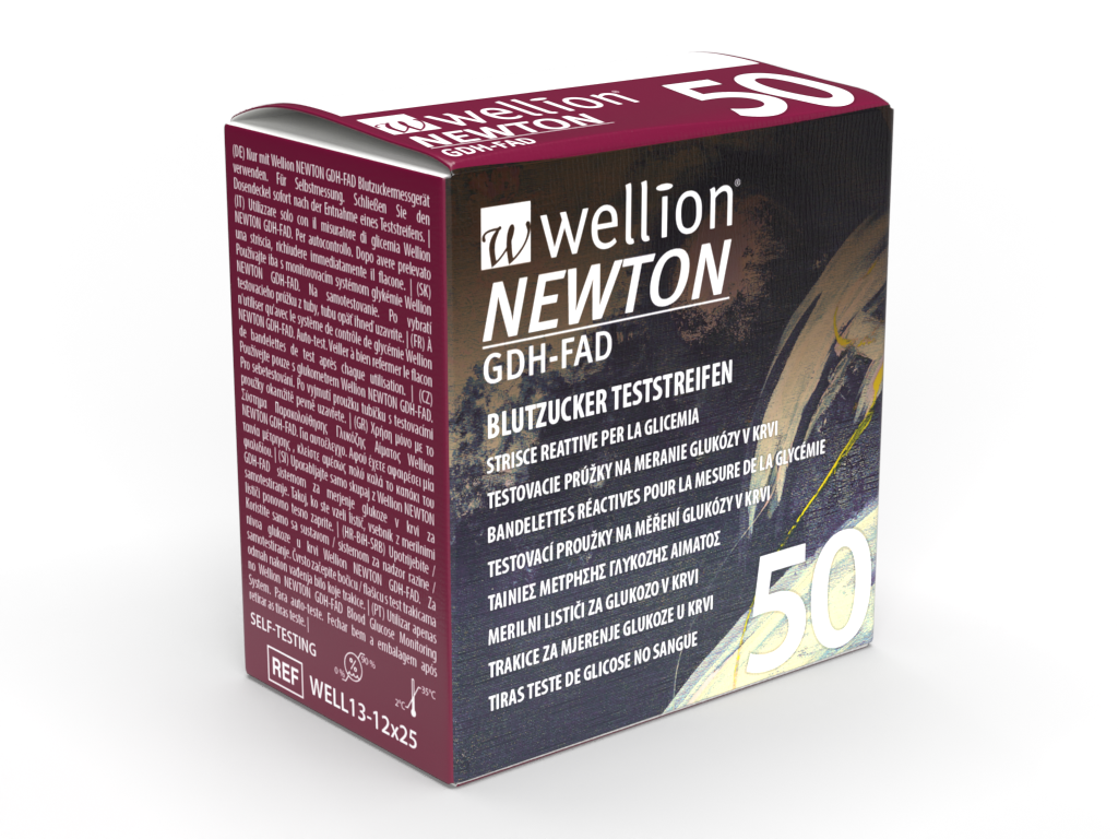 Wellion NEWTON Teststickor Glu 50-pack
