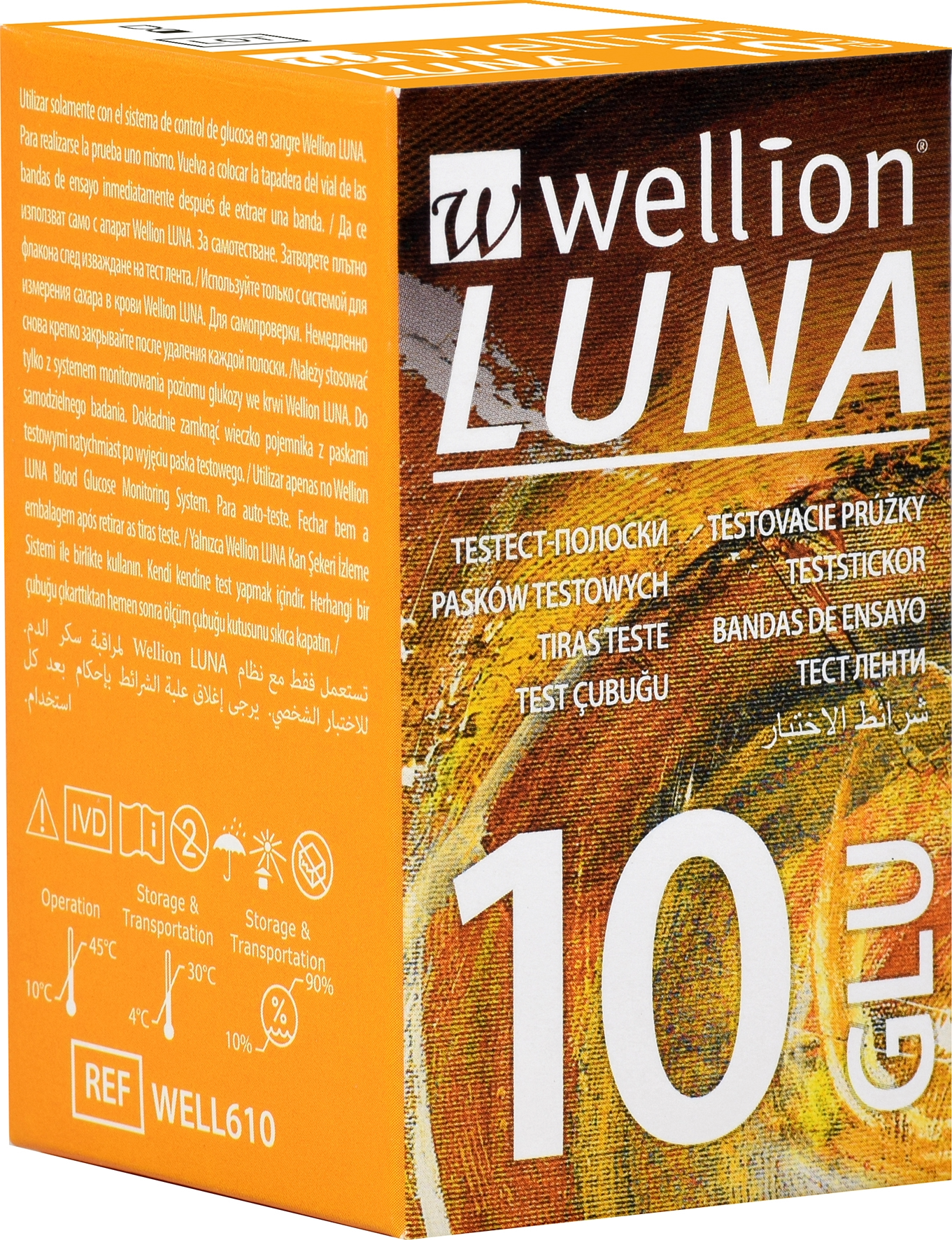 Wellion LUNA Teststickor Glu 10-pack