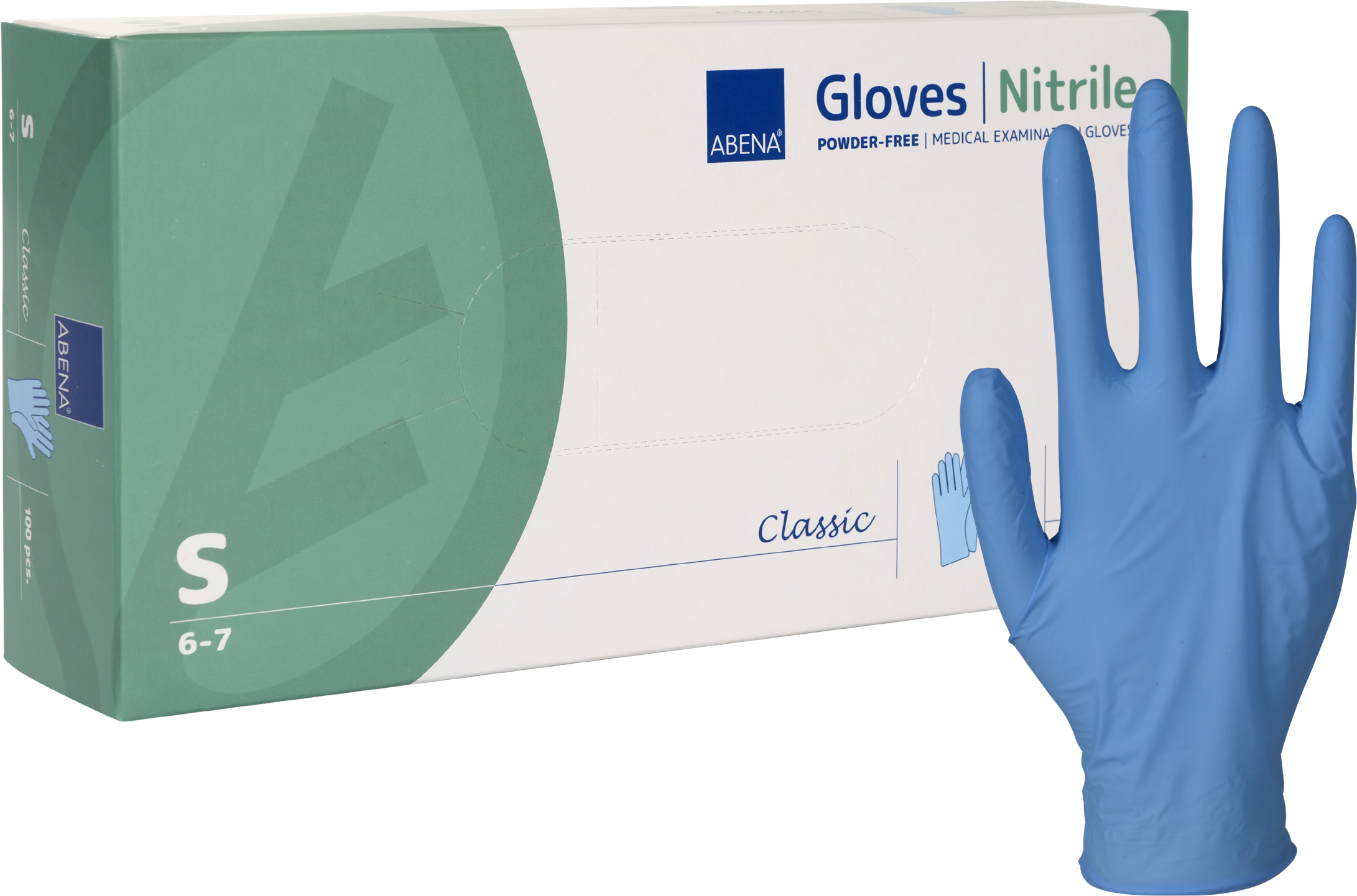 ABENA Classic Nitril Blå S 100-pack