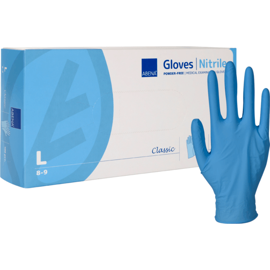 ABENA Classic Nitril Blå L 100-pack