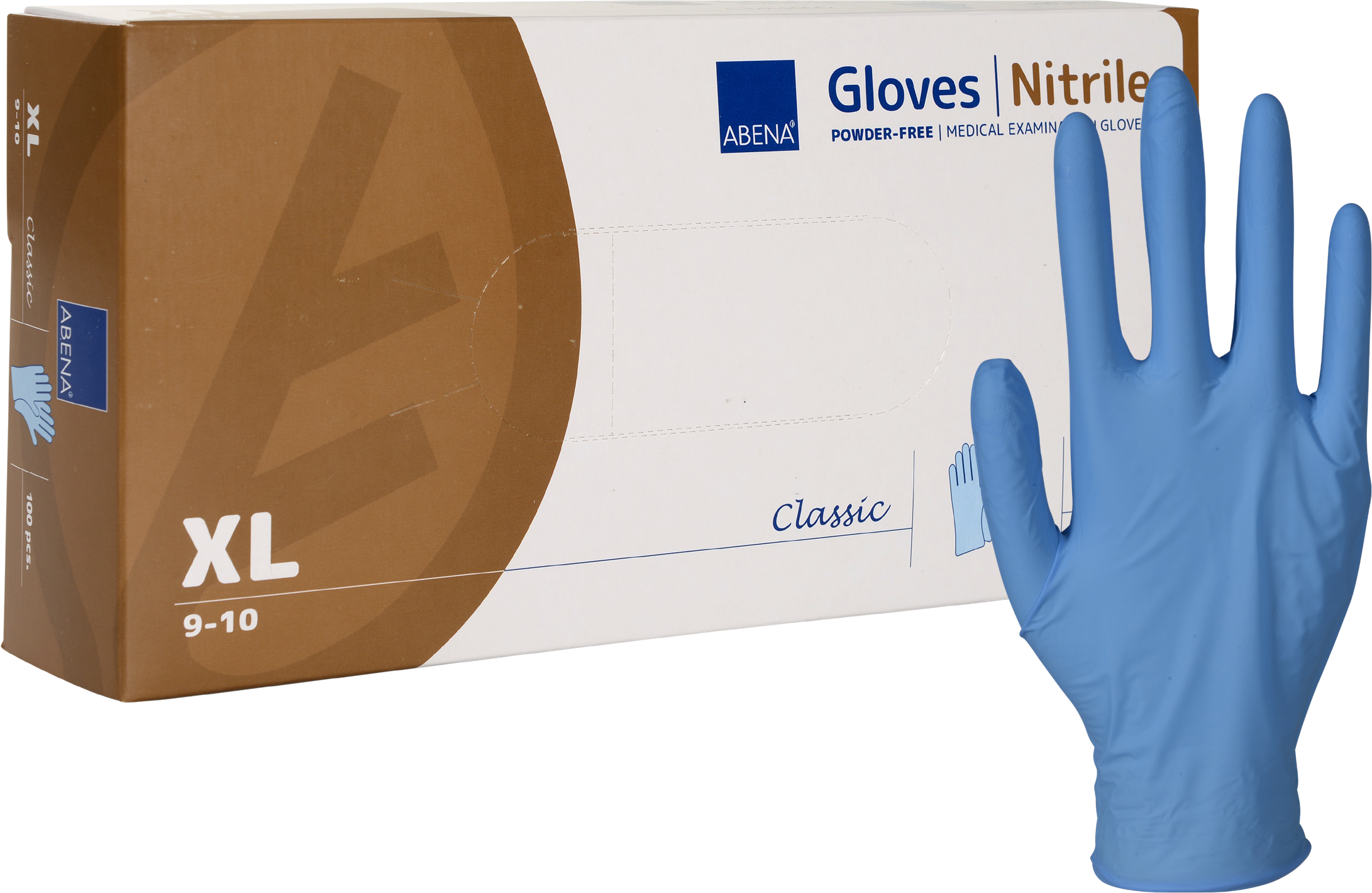 ABENA Classic Nitril Blå XL 100-pack
