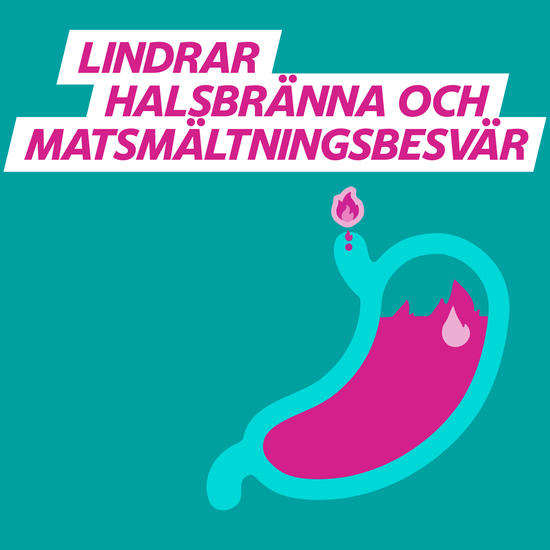 Galieve Peppermint Tuggtablett mot Halsbränna 48 st