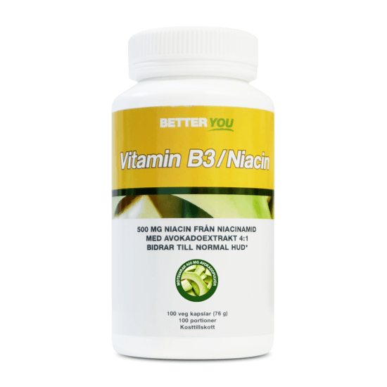 Better You Vitamin B3 Niacin 100 kapslar