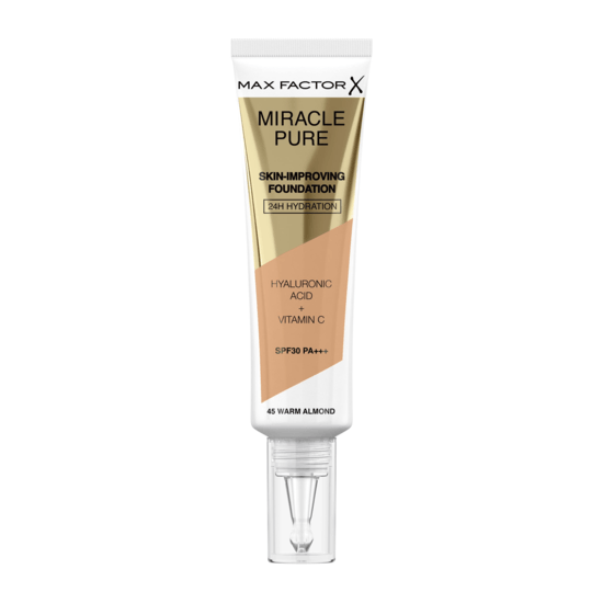 MAX FACTOR Miracle Pure Foundation 45 warm almond