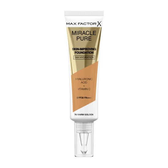 MAX FACTOR Miracle Pure Foundation 76 warm golden