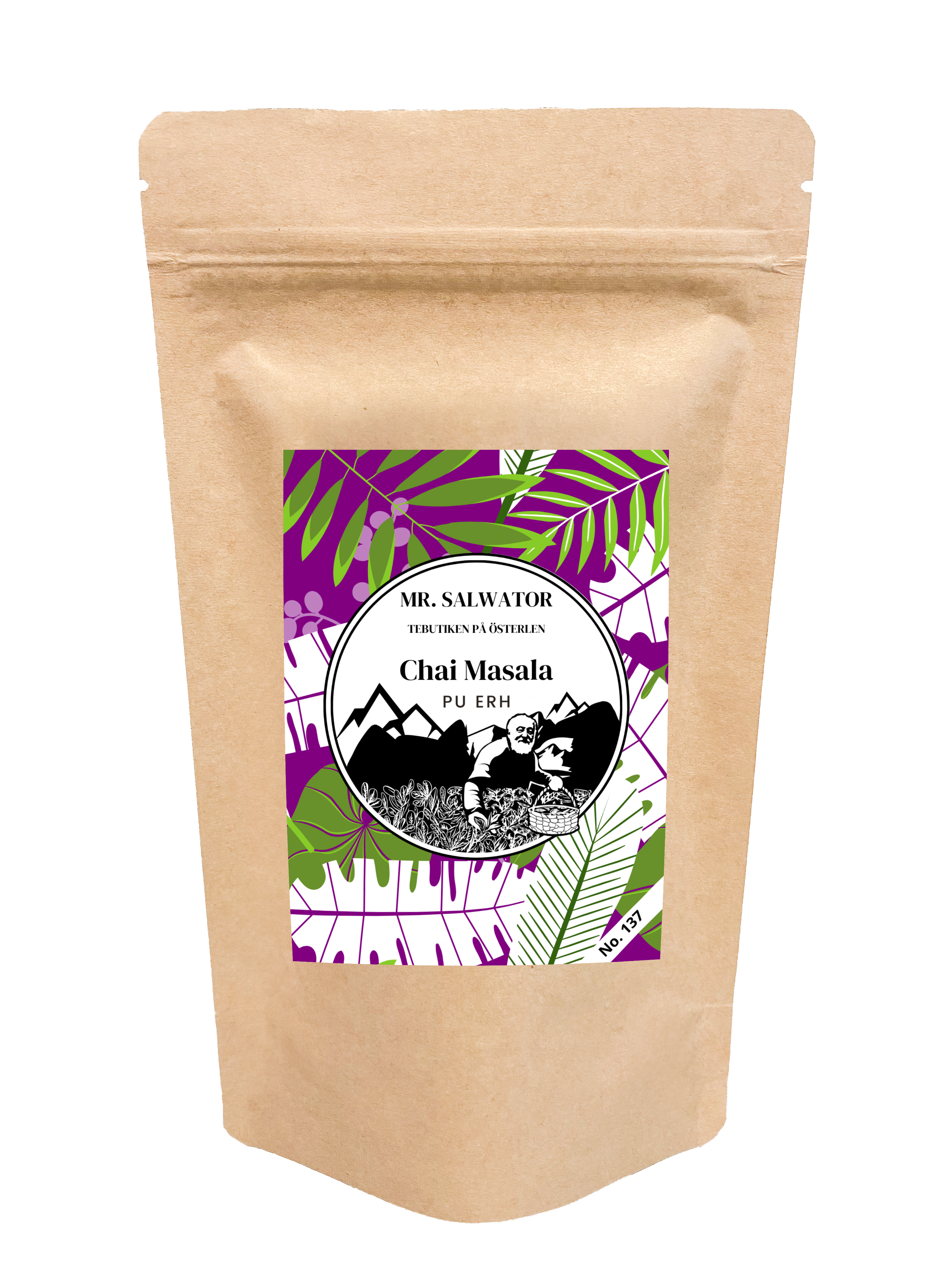 Mr. Salwator Pu Erh Chai Masala No. 137 Löste 100 g