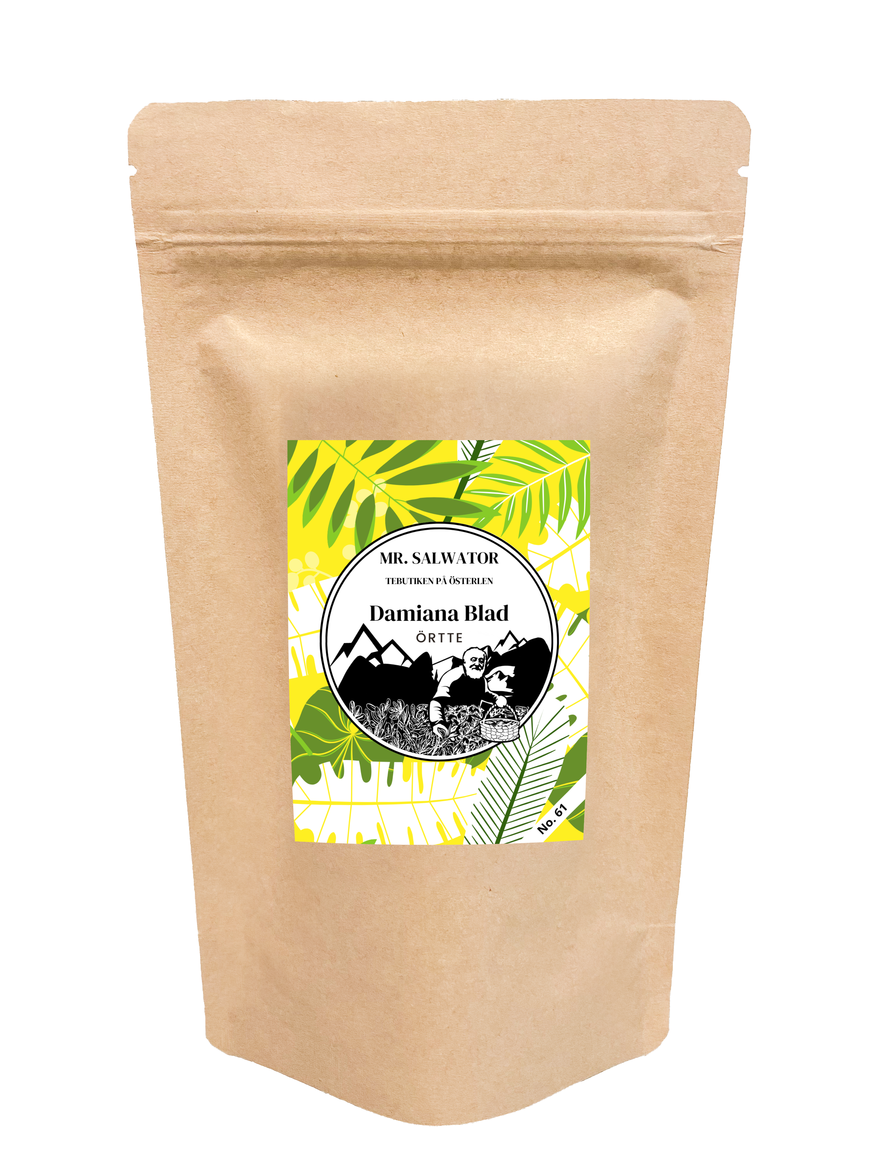 Mr. Salwator Damiana Blad No. 61 Löste 100 g