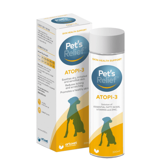Pet's Relief Atopi-3 Tillskottsfoder 200 ml