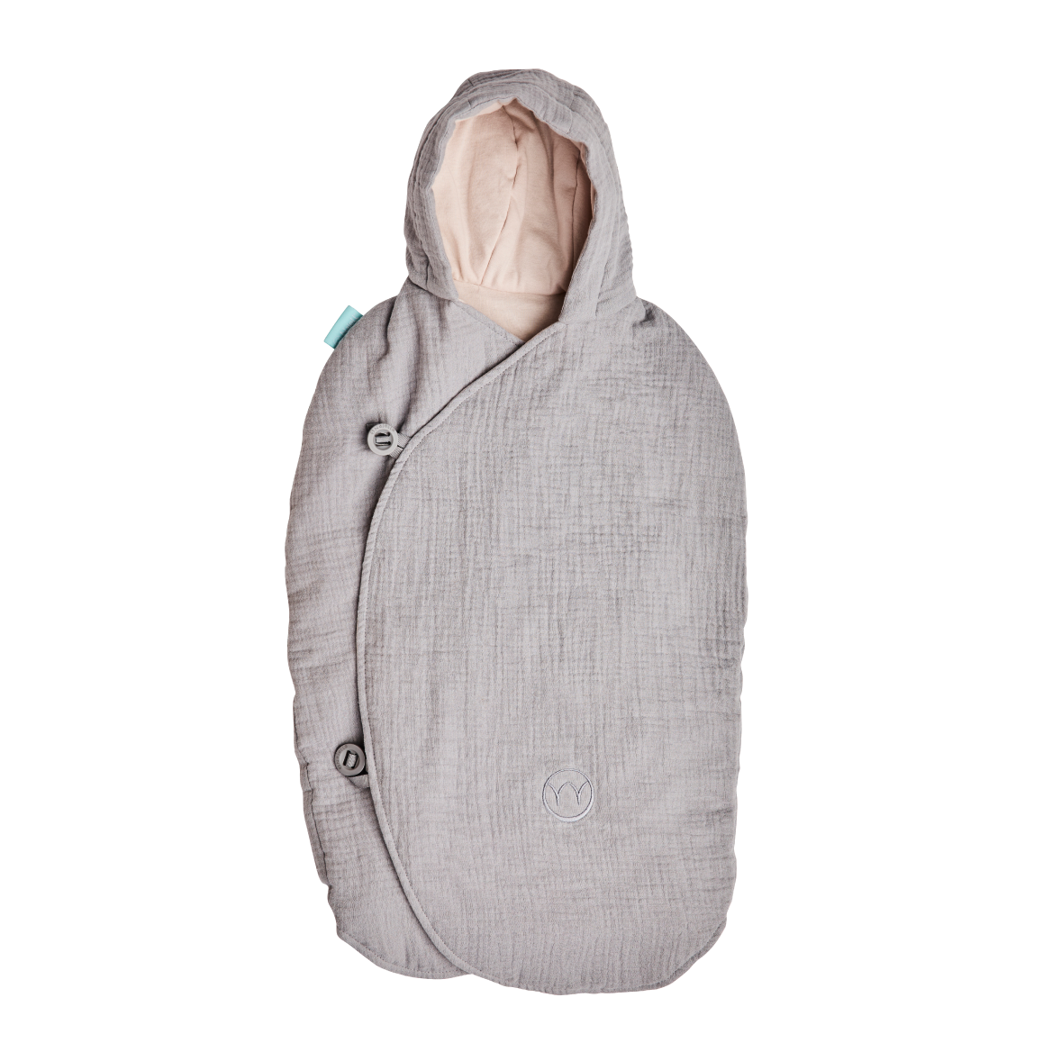 Najell Muslin Baby Overall Mercury Grey