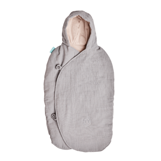 Najell Muslin Baby Overall Mercury Grey