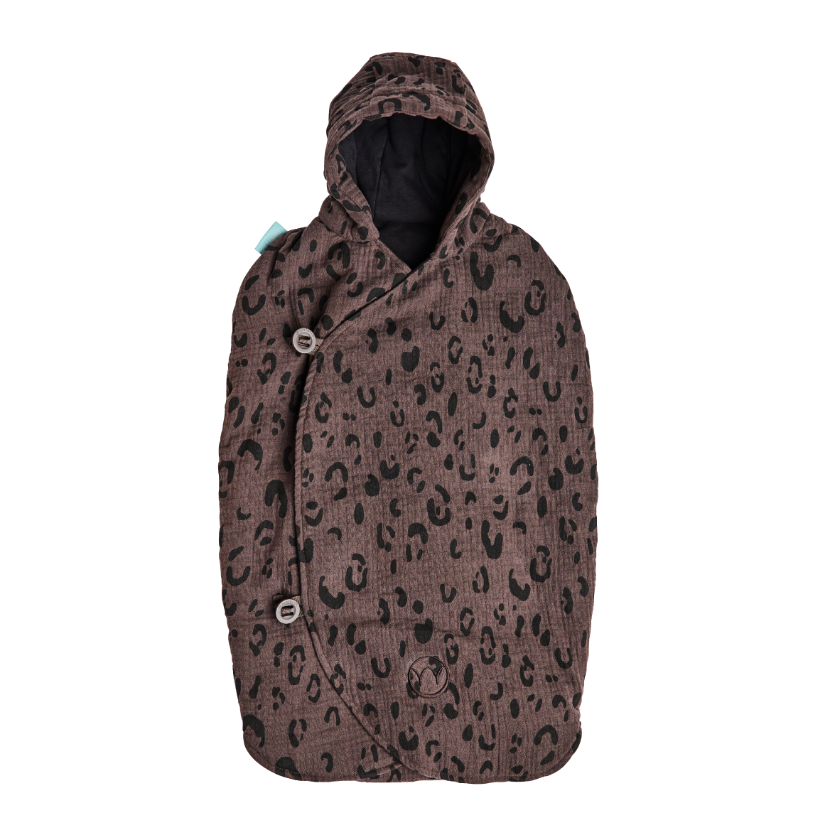 Najell Muslin Baby Overall Leopard Brown