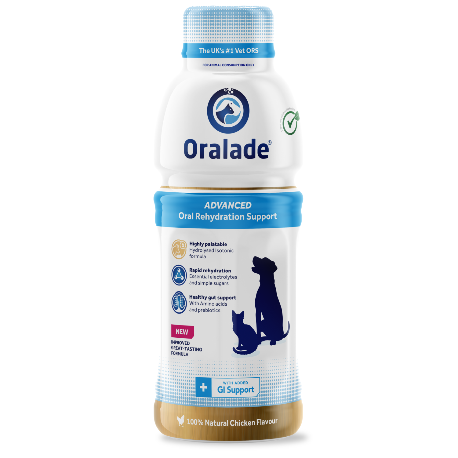Alternativ bild 1 för Macahl Animal Health Oralade GI 500 ml