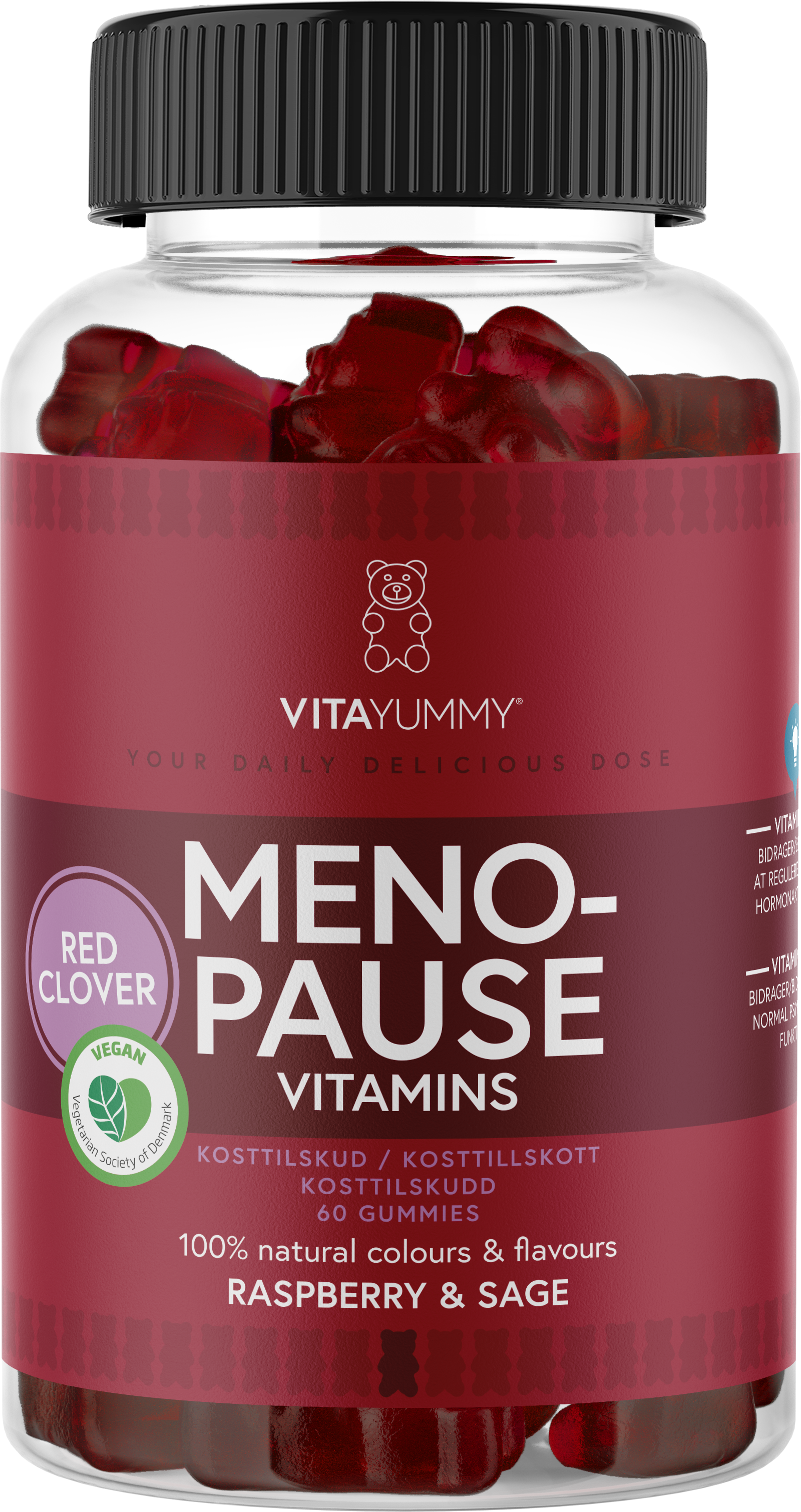 Vitayummy Menopause Raspberry & Sage 60 gummies