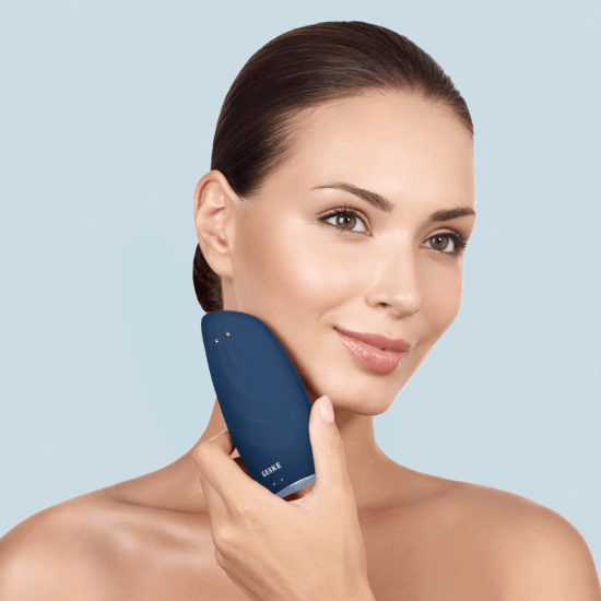 GESKE Sonic Thermo Facial Brush & Face-Lifter 8 in 1 Blue