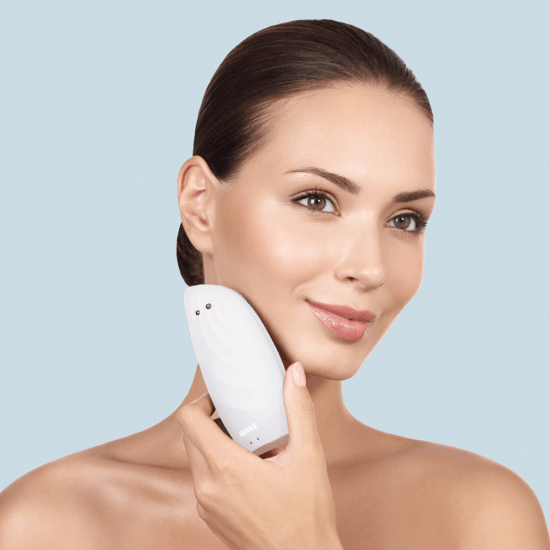 GESKE Sonic Thermo Facial Brush & Face-Lifter 8 in 1 Grey