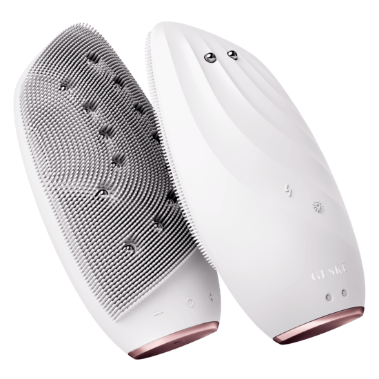 GESKE Sonic Thermo Facial Brush & Face-Lifter 8 in 1 Grey