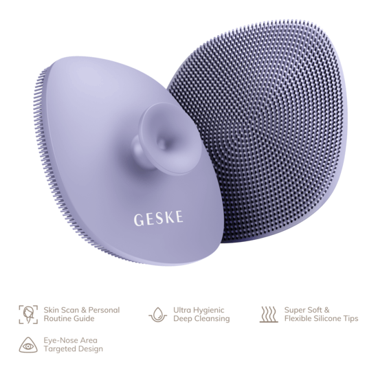 GESKE Facial Brush 4 in 1 Purple