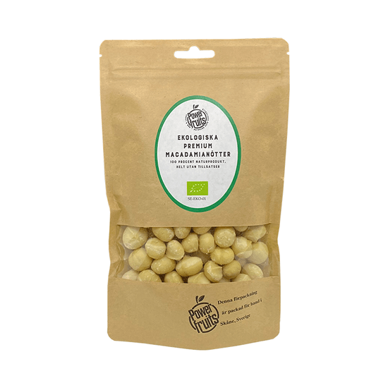 Powerfruits Macadamianötter Naturella EKO 250 g