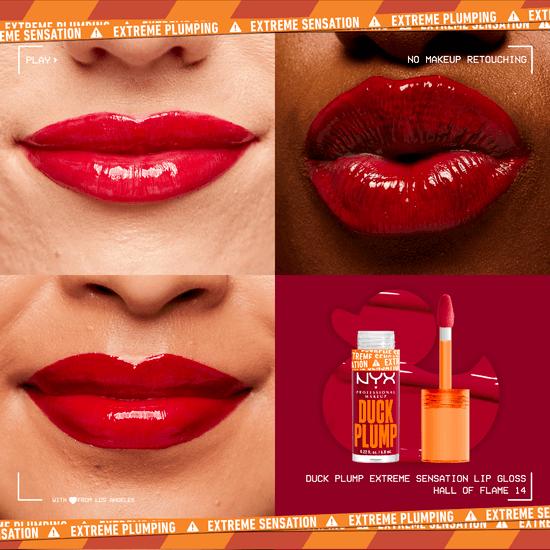NYX Professional Makeup Duck Plump Lip Lacquer 14 Hall of Flame 7 ml