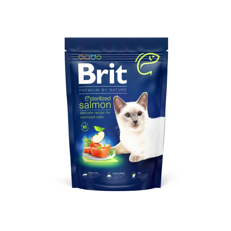Brit Premium by Nature Cat Sterilized Lax 1,5 kg