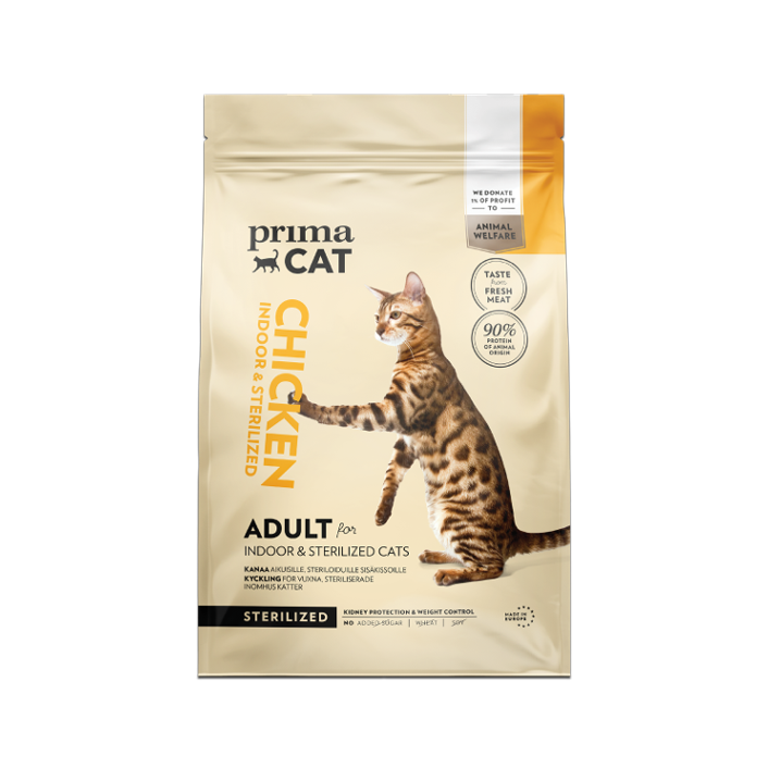 PrimaCat Adult Sterilized Kyckling 4 kg