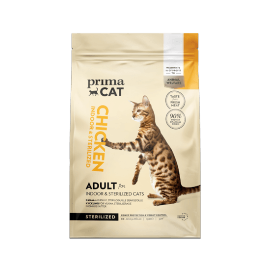 PrimaCat Adult Sterilized Kyckling 4 kg