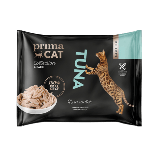 PrimaCat Fillets Tonfisk i vatten 4 x 50 g
